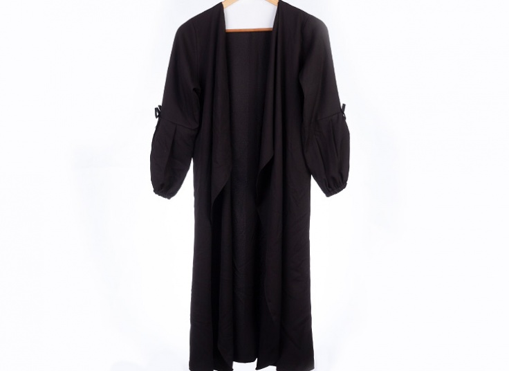 مانتو کرپ زنانه Plain