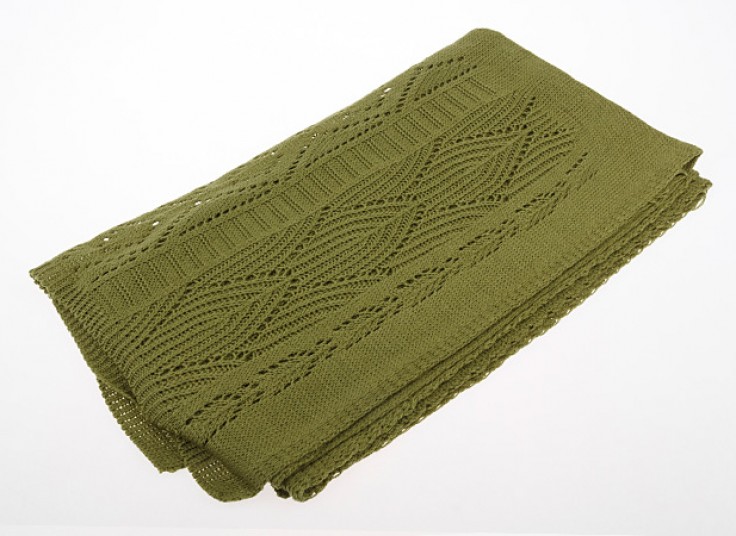 شال بافت زمستانی Knitted Rhombus