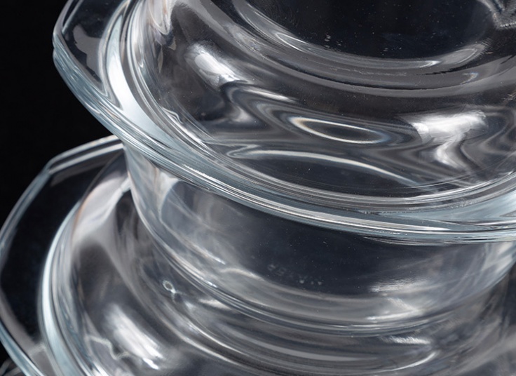 ست 3 عددی قابلمه بلور Flora