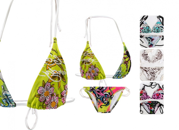 مایو دو تکه Don Ed Hardy