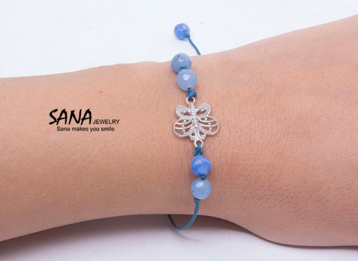 دستبند نقره جواهرسازی SANA