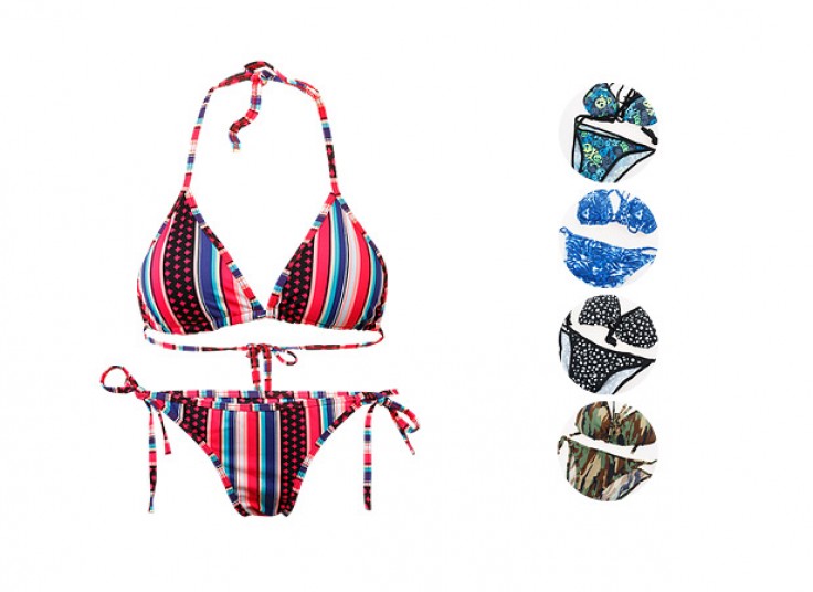 مایو دو تکه Patterned