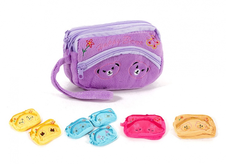 کیف بچگانه مخملی