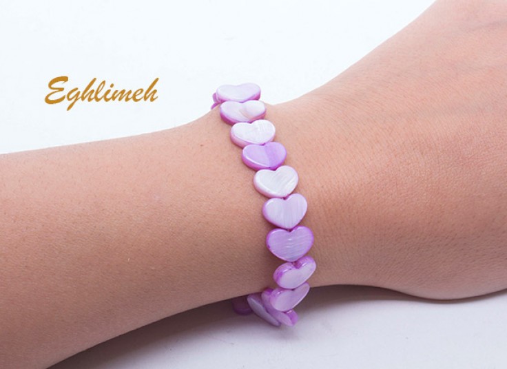 دستبند صدف طبیعی eghlimeh