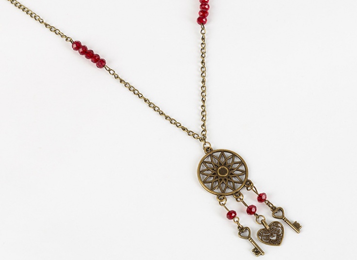 گردنبند رومانتویی آویزدار