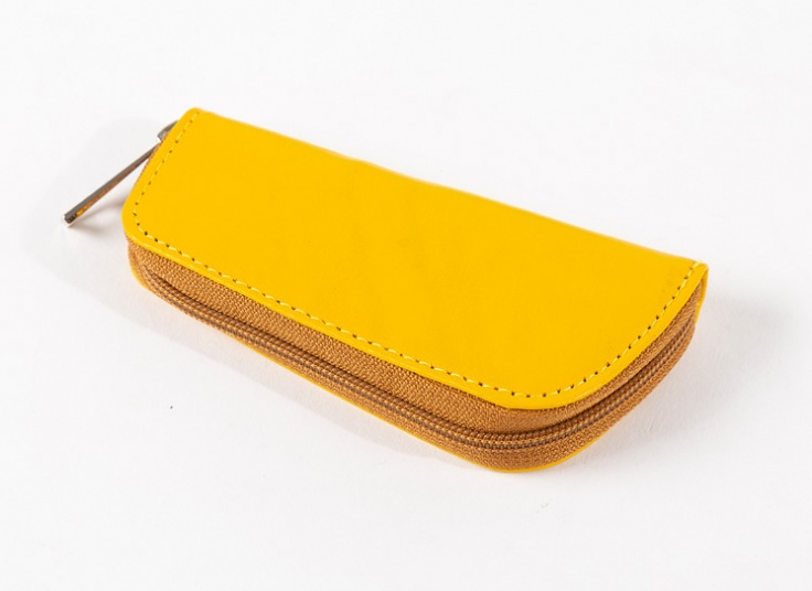 جا کلیدی چرمی زیپ دار