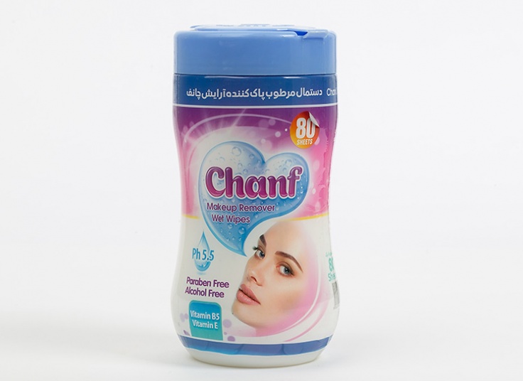 دستمال مرطوب پاک کننده آرایش Chanf
