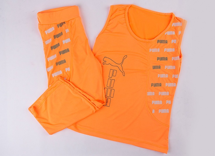 ست تاپ و شلوارک طرح Puma