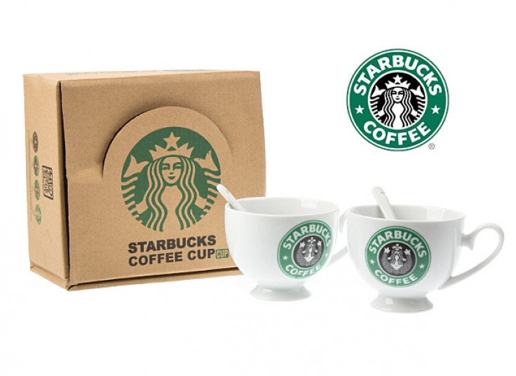 ست ماگ و قاشق STARBUCKS کد 752