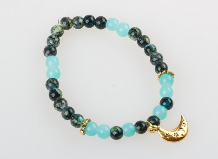 دستبند سنگی آویز دار