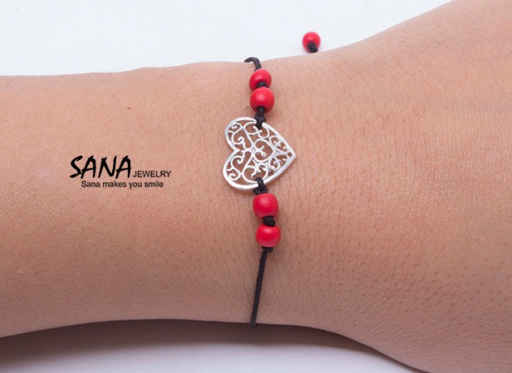 دستبند نقره جواهرسازی SANA