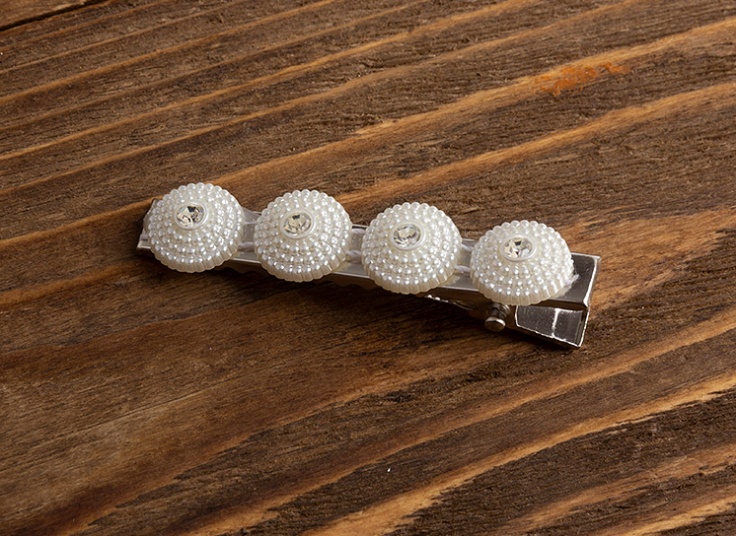 گیره مو انبری مرواریدی