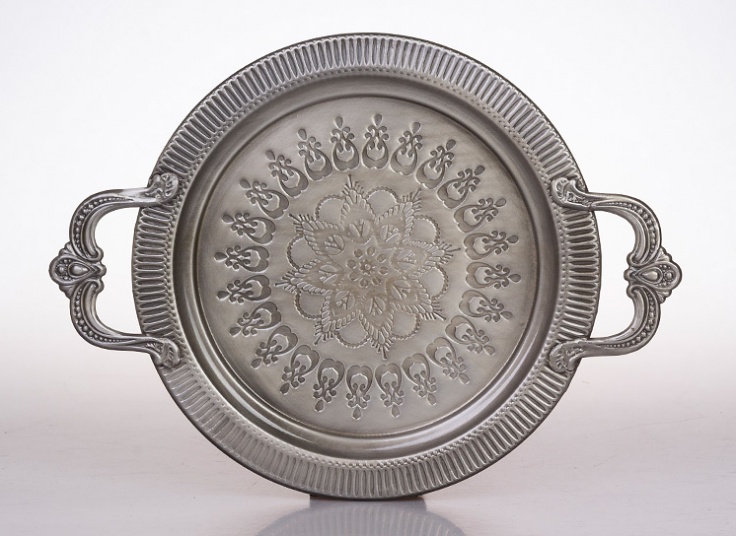 سینی فلزی طرح برجسته