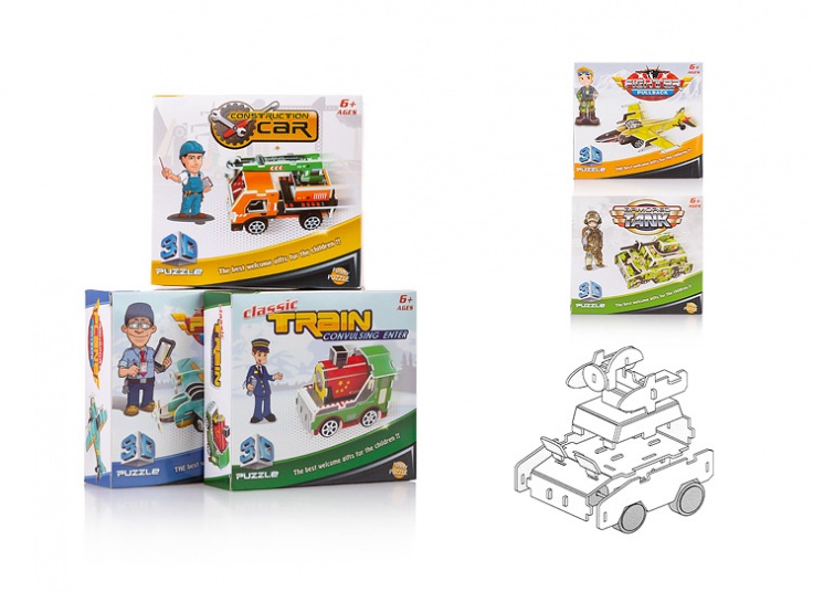 پازل سه بعدی PULL BACK