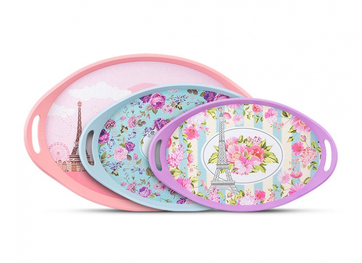 سینی طرحدار Flowery 