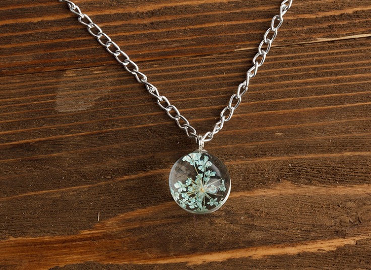 گردنبند توپی Crystalline