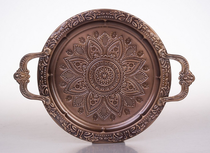 سینی فلزی طرح برجسته