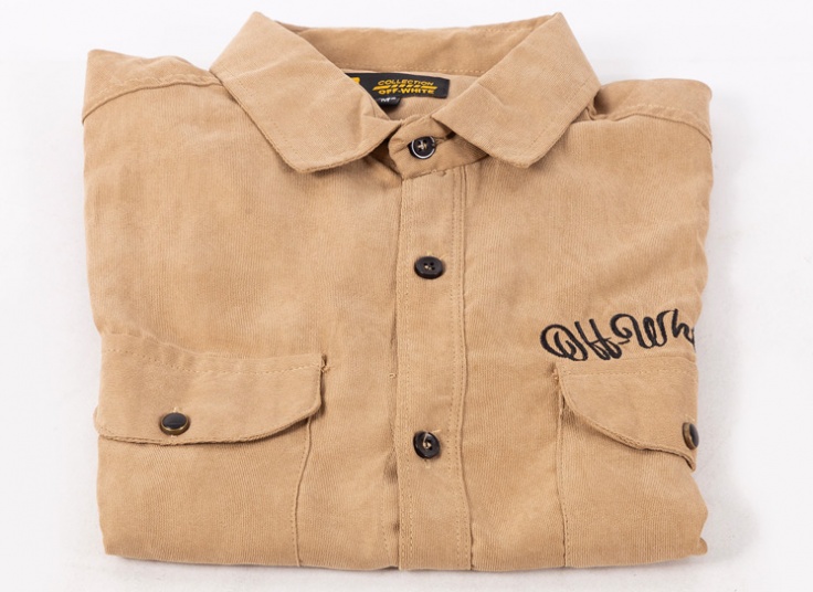 پیراهن مردانه مخمل Off-White