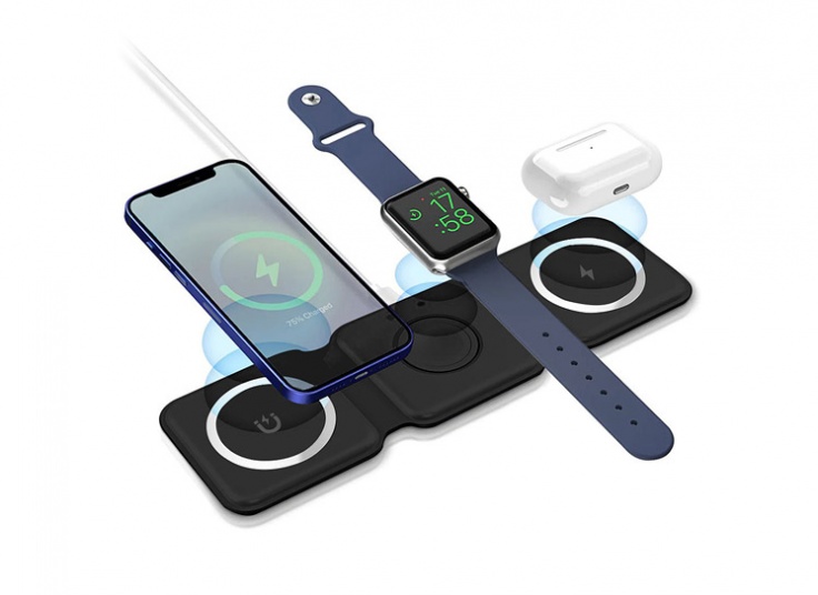 شارژر وایرلس 3in1 Magnetic Wireless Charger