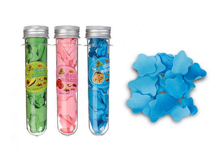 صابون کاغذی مدل لوله ای