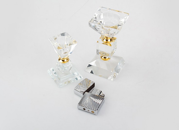 گل و شمعدان کریستال