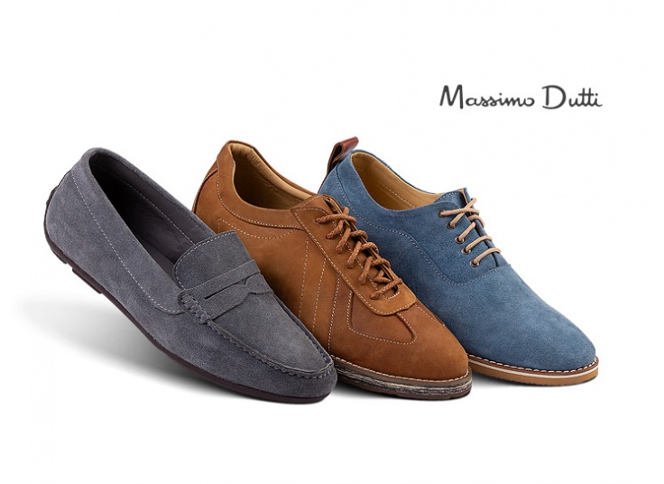 انواع کفش چرم طبیعی مردانه Massimo Dutti