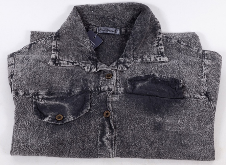 مانتو کنفی جلو دکمه‌ دار