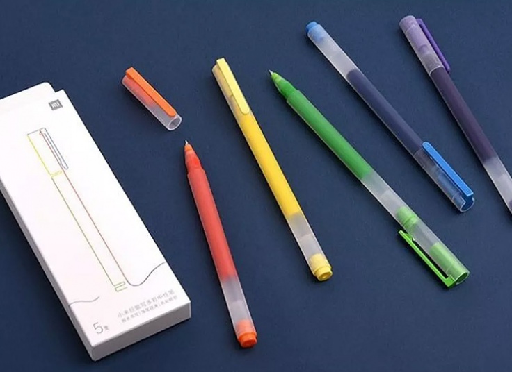 پک 5 عددی روان نویس رنگی Xiaomi Jumbo