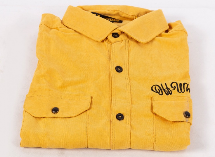 پیراهن مردانه مخمل Off-White