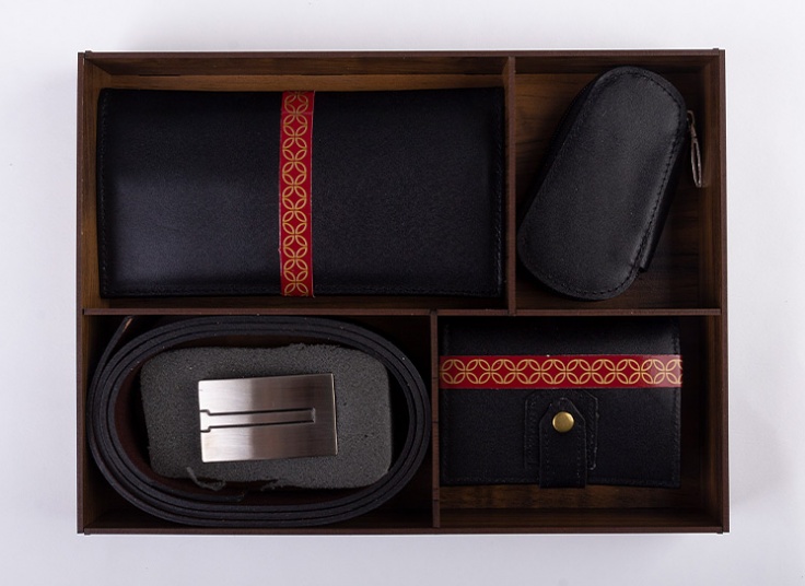 ست کادویی چرم طبیعی