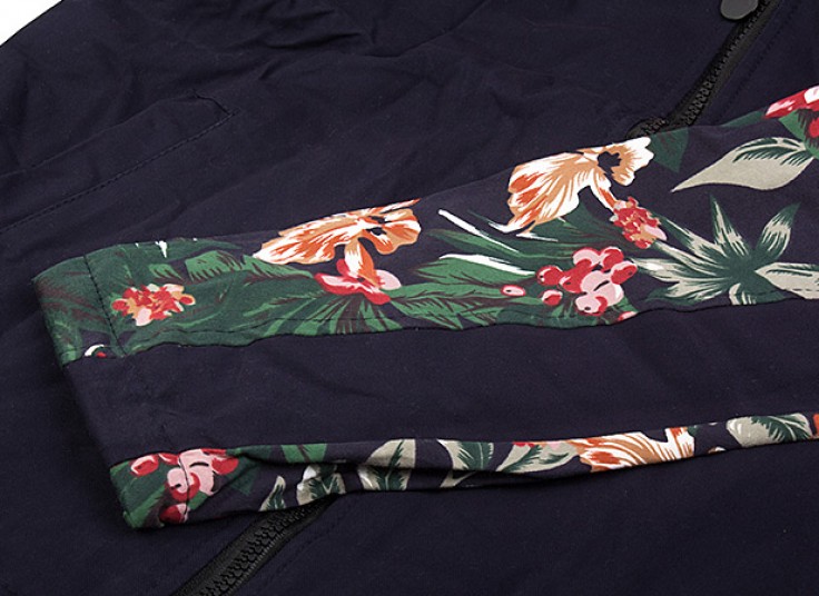 کاپشن گلدار Blue Tea