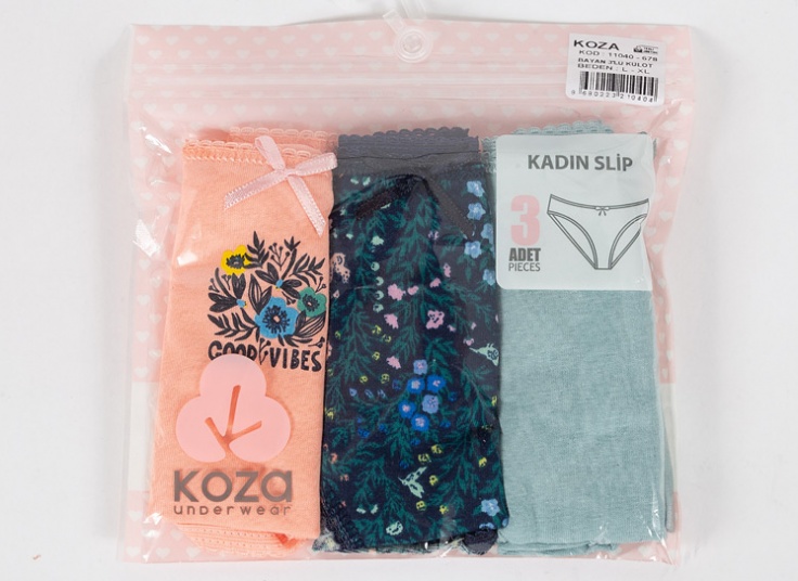 پک سه عددی لباس زیر زنانه KOZA