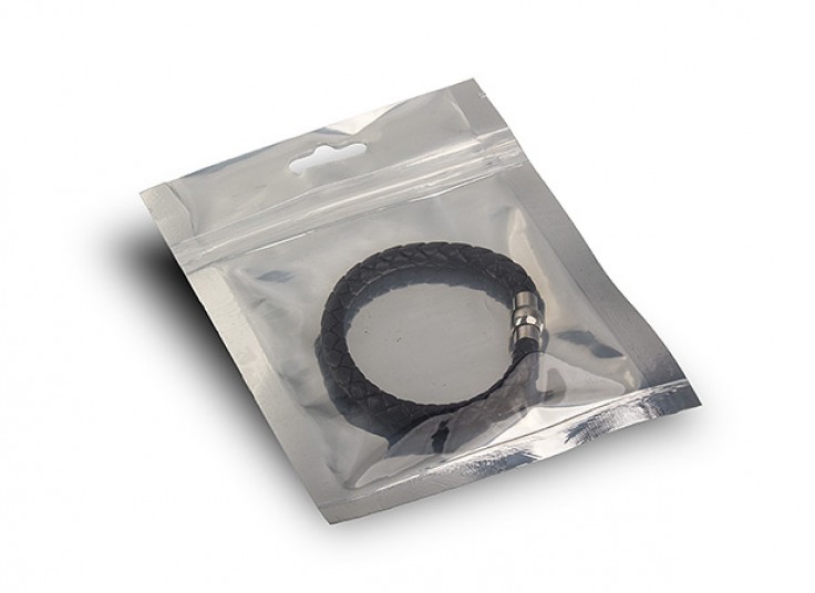 دستبند چرم حصیری