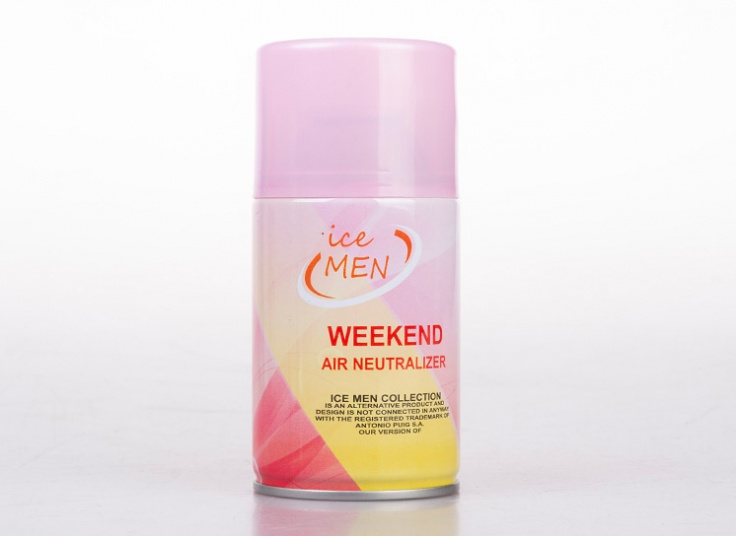 اسپری یدک دستگاه خوشبو کننده هوا ICE MAN