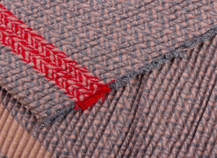 شال زنانه پلیسه لوگو LV