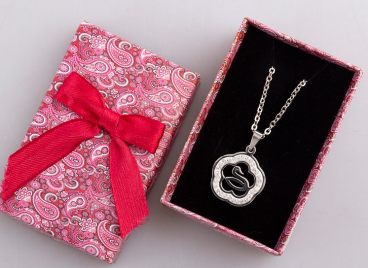 گردنبند نگین دار زنانه Steel