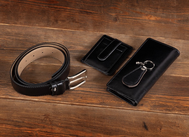 ست چرم کادویی مردانه