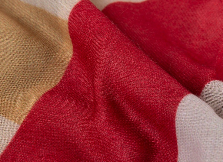 روسری قواره دار ZIBOO طرح Chanel