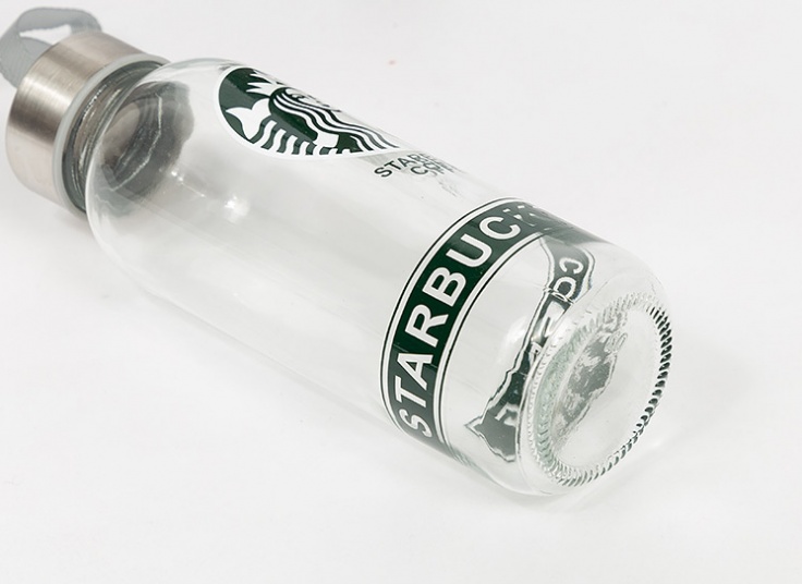 بطری شیشه ای درب دار