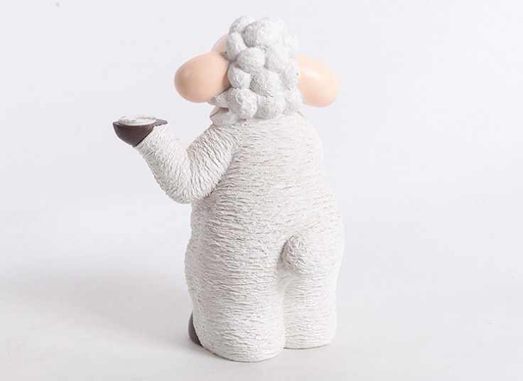 مجسمه گوسفند سینی دار