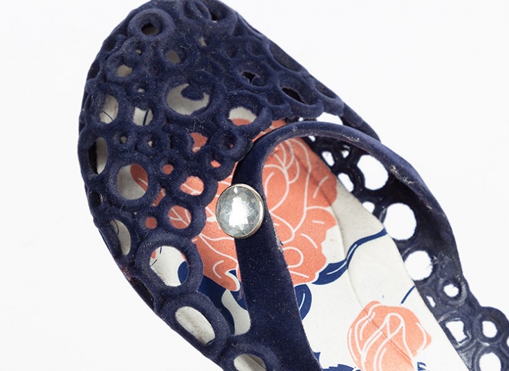 کفش دخترانه روفرشی مخملی