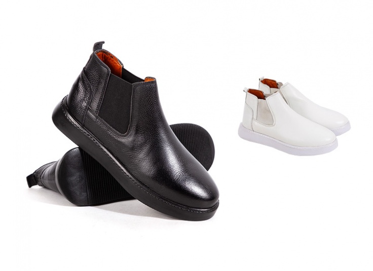 نیم بوت مردانه چرم طبیعی