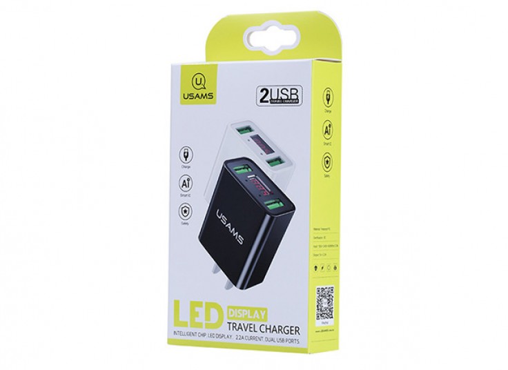 آداپتور شارژر LED دار USAMS