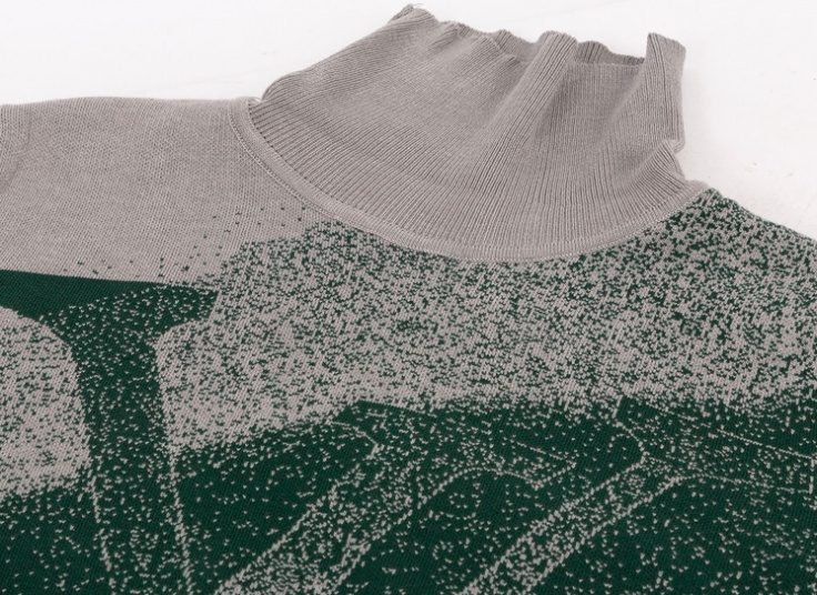 پلیور یقه اسکی طرح LV