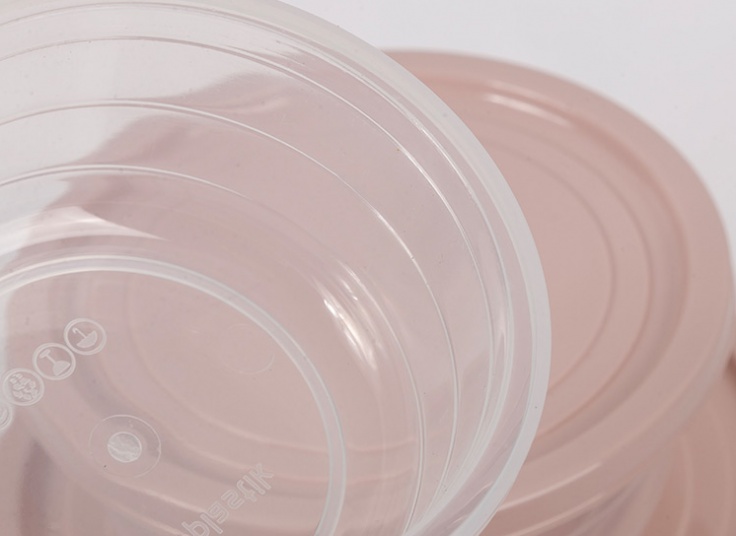 ظرف نگهدارنده گرد 4 عددی Tak Plastik