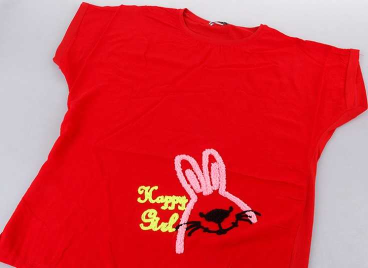 تیشرت طرح برجسته زنانه Madook