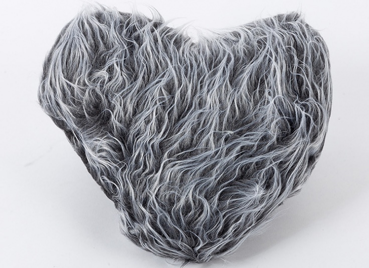 کوسن طرح قلب پولیشی