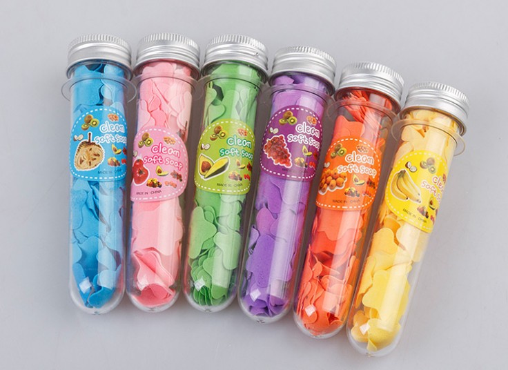 صابون کاغذی مدل لوله ای