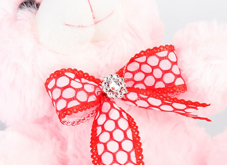 عروسک خرس پاپیون دار