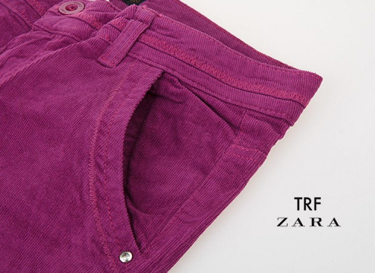 شلوار مخمل کبریتی زنانه ZARA